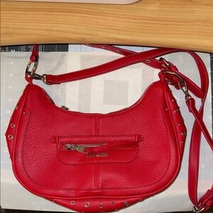 Red Steve Madden crossbody